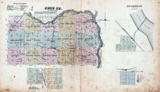 Cass County, Avoca, South Bend, Manley, Nebraska State Atlas 1885